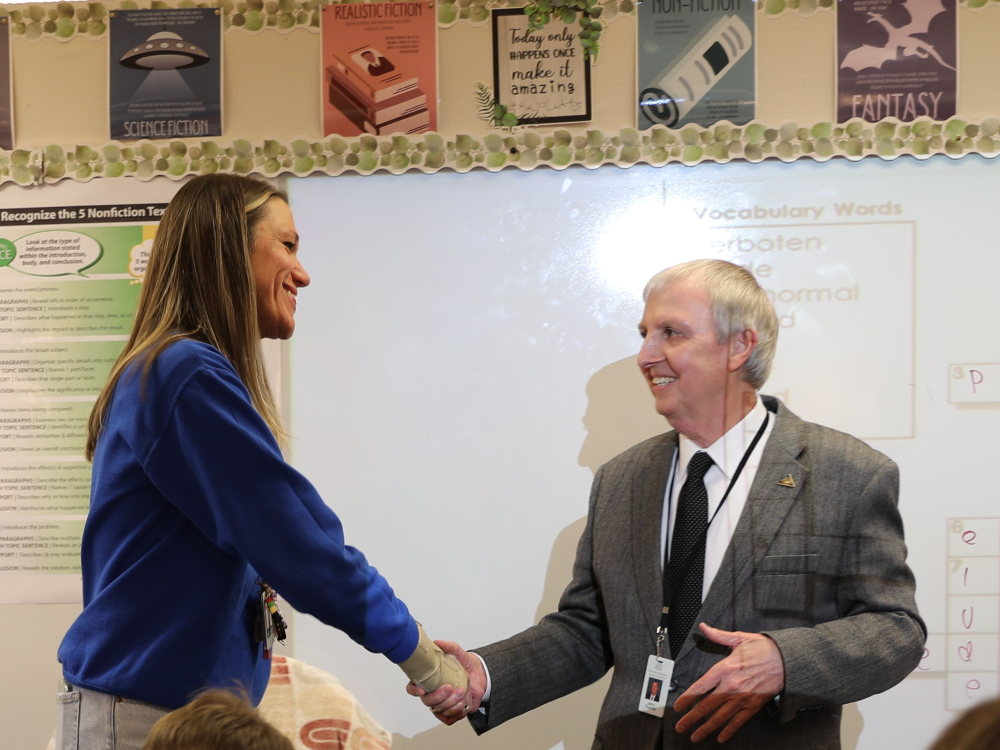 Ms. Bean Wins PHM Impact Award Grissom Middle School